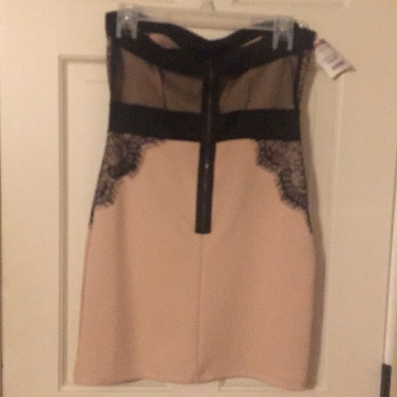 Tan and black dress - Picture 2 of 3